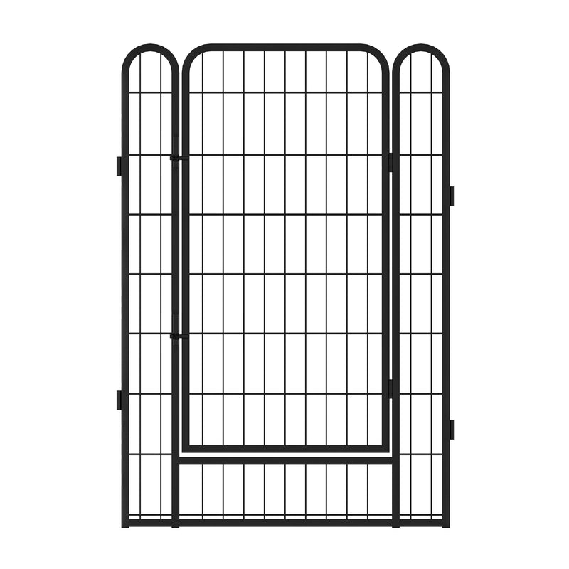 Heavy Duty Metal Playpen With Door, Dog Fence Pet Exercise Pen