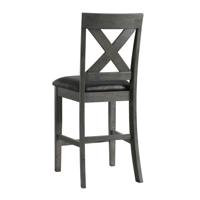 Alex - Counter Side Chair With Pu (Set of 2)