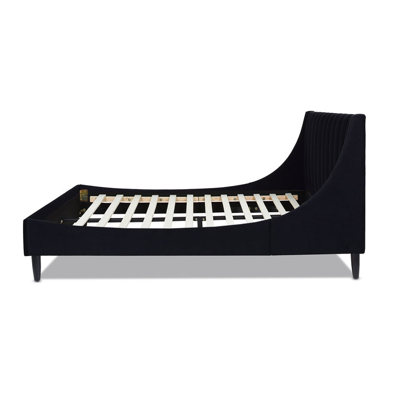 Aspen - Vertical Tufted Modern Headboard Platform Bed Set