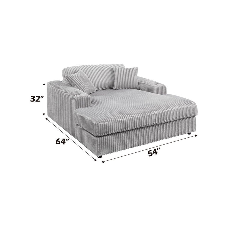 Hilde - Chaise With 2 Pillows