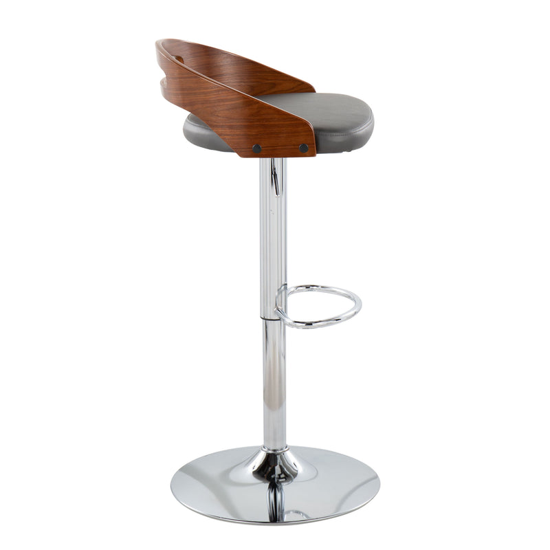 Cassis - Mid-Century Modern Adjustable Barstool With Swivel