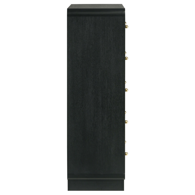 Cavelle - 5-Drawer Chest Of Drawers - Black