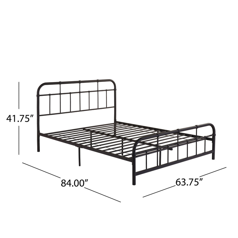 QUEEN SIZE METAL BED