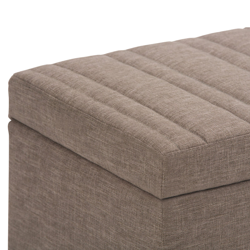 Darcy - Upholstered Storage Ottoman Bench