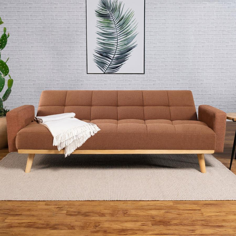 Kourtney - Upholstered Tufted Convertible Sofa Bed