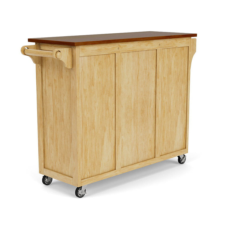 Create-A-Cart - Kitchen Cart With Wood Top