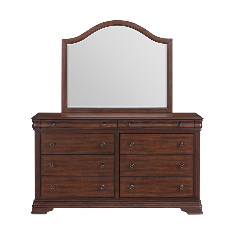 Phillipe - Dresser & Mirror Set - Cherry