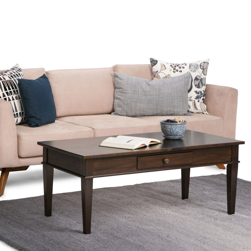 Carlton - Coffee Table - Dark Tobacco Brown