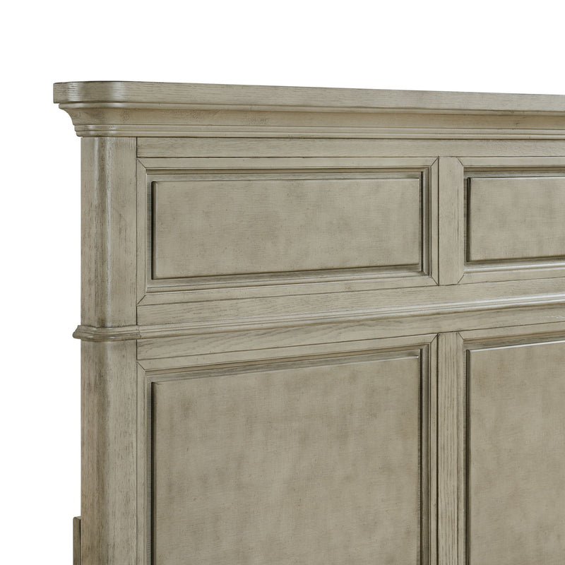 Whit-Ash - Panel Bedroom Set With Door Chest