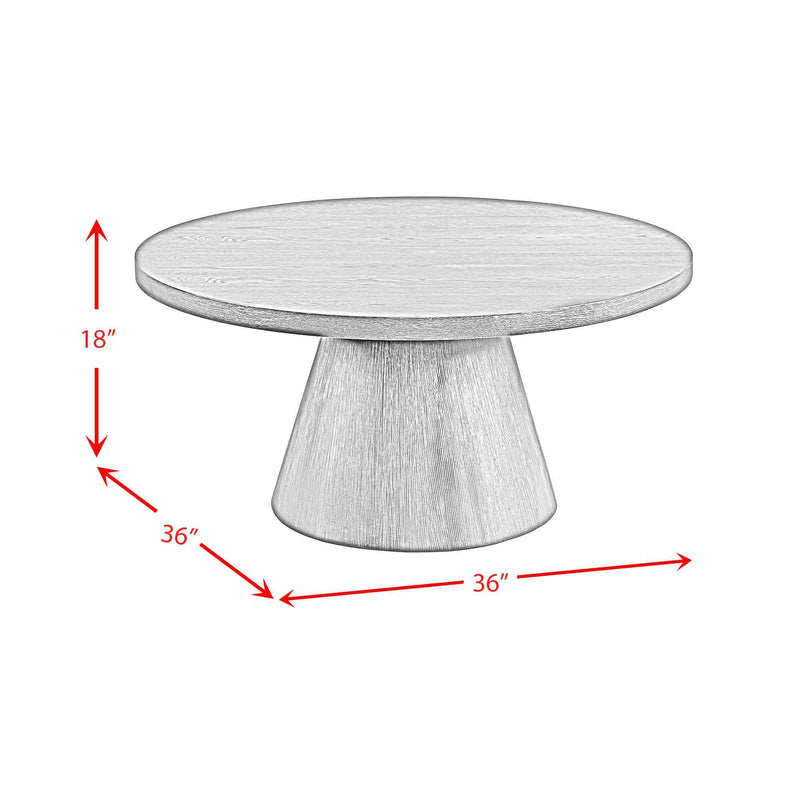 Portland - 2 Piece Occasional Table Set (Coffee Table & End Table) - Gray