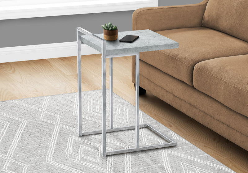 Accent Table, C - Shaped, Contemporary & Modern