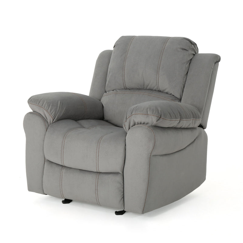 Wide - Manual Glider Standard Recliner - Gray