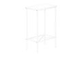 Accent Side Table, Narrow, Small, 2 Tier, Contemporary & Modern