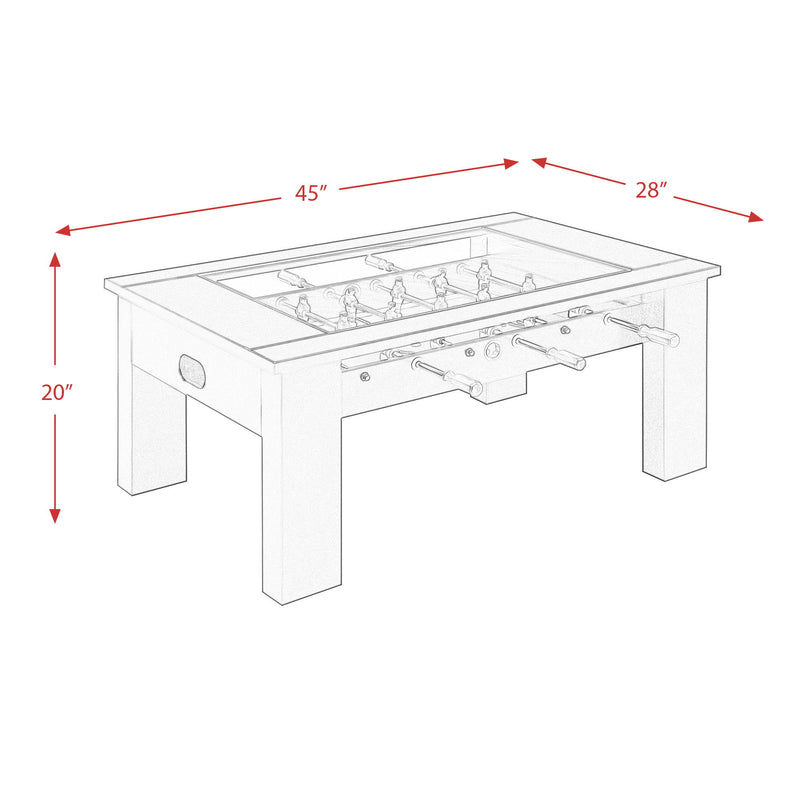 Giga - Foosball Table (Ssg-110601) - Black