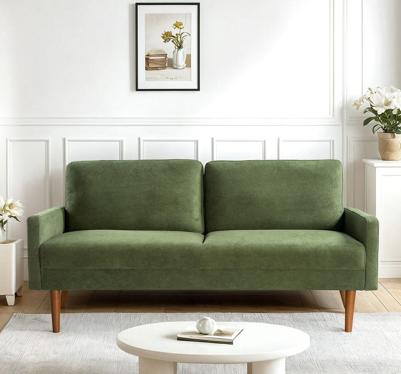 Sofa, European Style With Sleek Design, Modern & Vintage Flair, Upholstered 3 Seater Couch