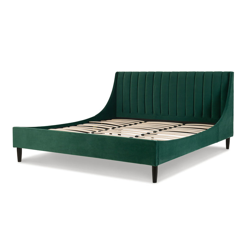 Aspen - Vertical Tufted Modern Headboard Platform Bed Set