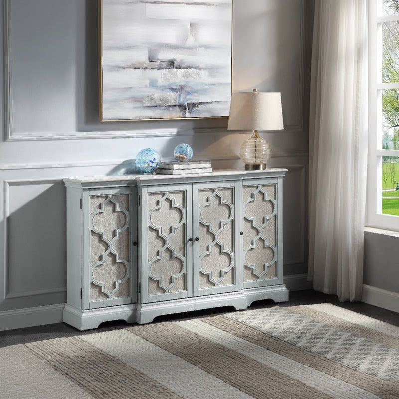 Adelle - Console Table - Pearl Silver