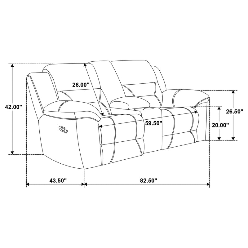 Gilson - Chenille Upholstered Sofa Set