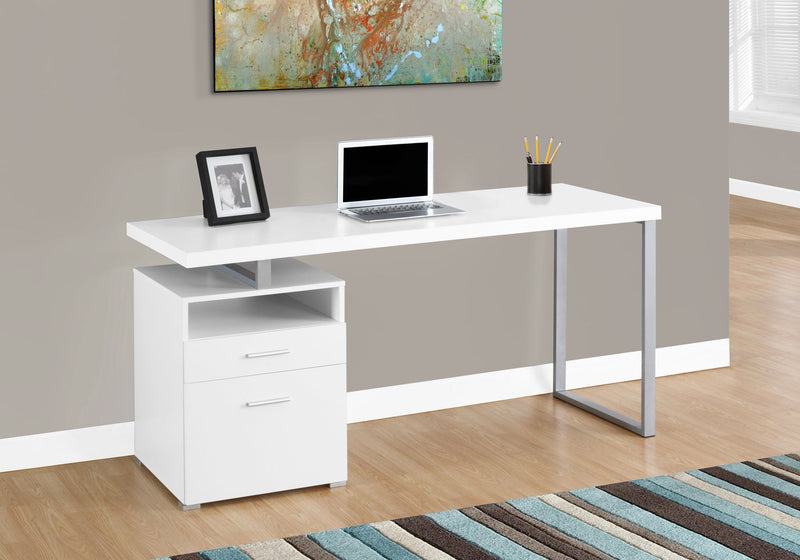 Computer Desk For Home Office, Laptop, Left Right Set - Up, Storage Drawers, Contemporary & Modern