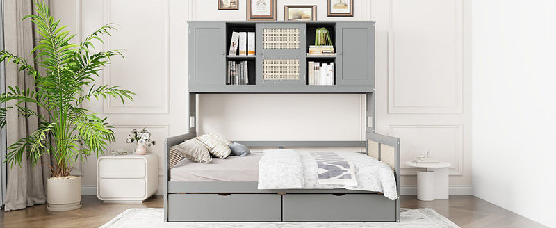 Daybed And All In One Cabinet And Shelf