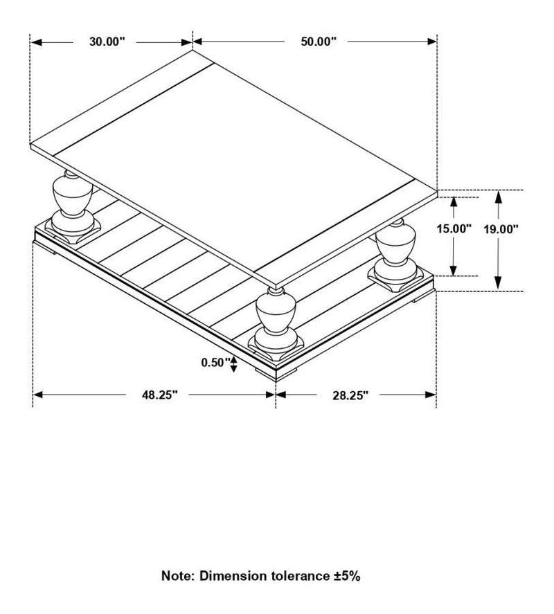 Walden - Rectangular Wood Coffee Table - Coffee