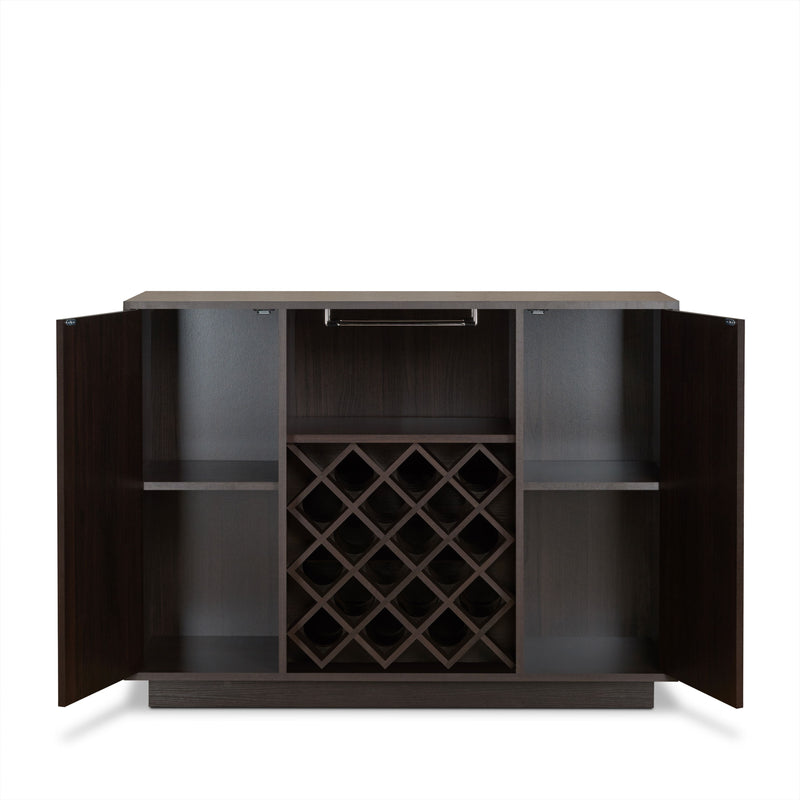 Hazen - Wine Cabinet - Espresso