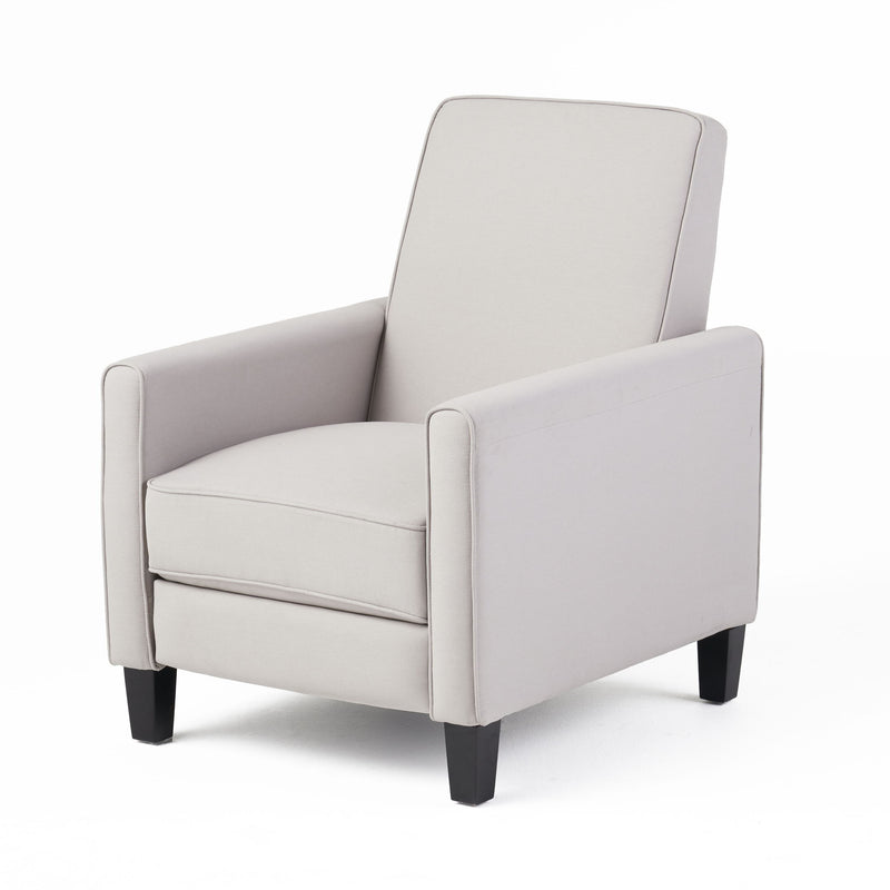 Linen Push Back Chair For Elegant Home