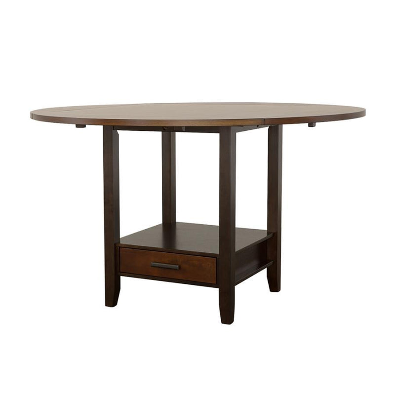 Sanford - Extension Leaf Counter Dining Table - Espresso