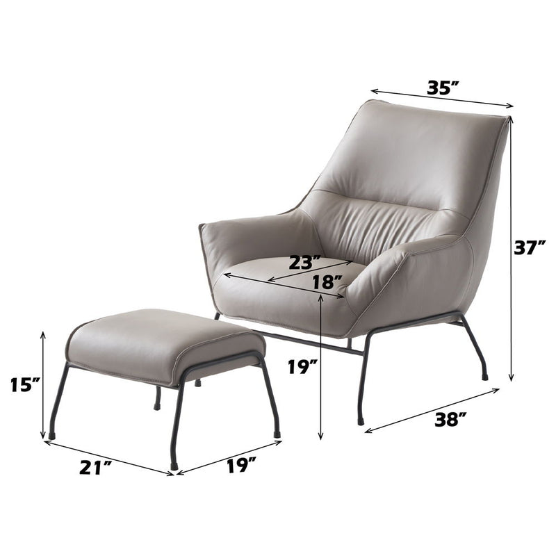 Jabel - Accent Chair & Ottoman