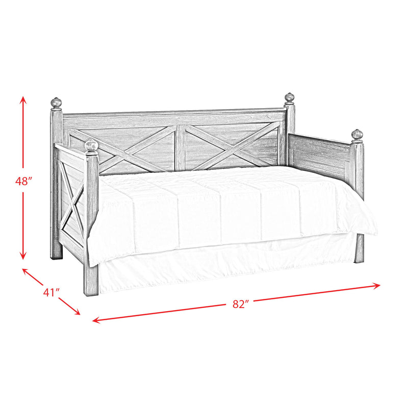 Woodhaven - Twin Daybed - Distressed Blue