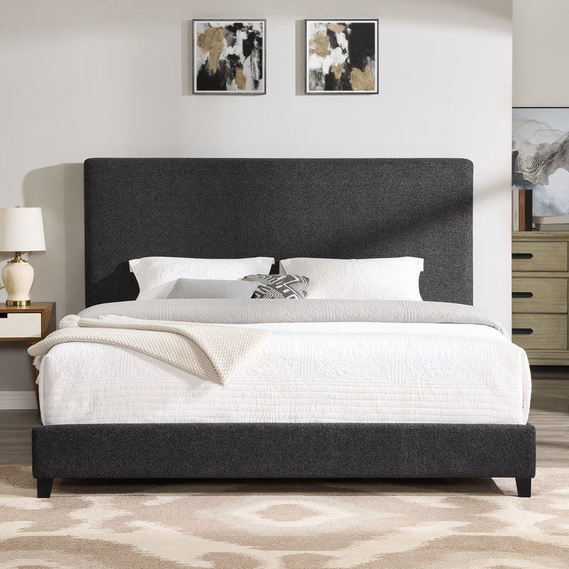 Boucle Upholstered Platform Bed