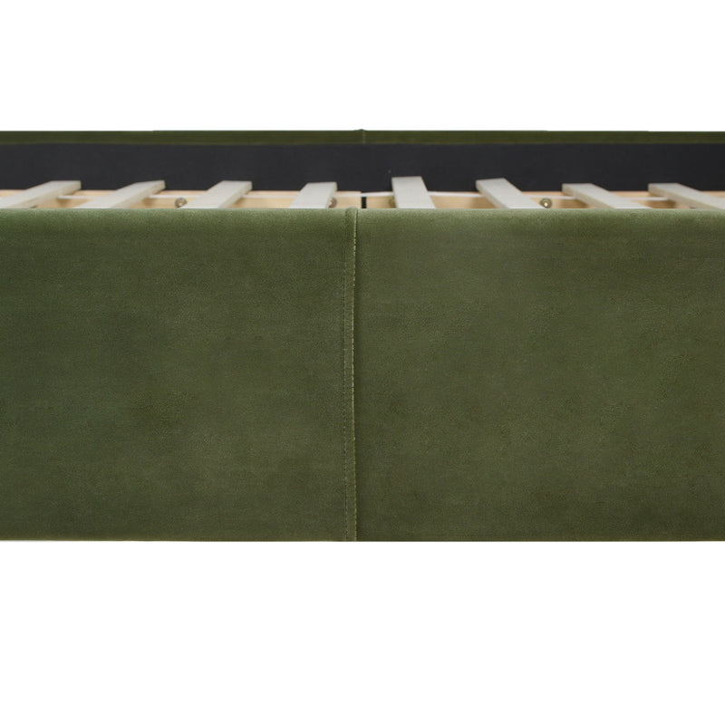 Stockholm - Modern Wavy Headboard Platform Bed