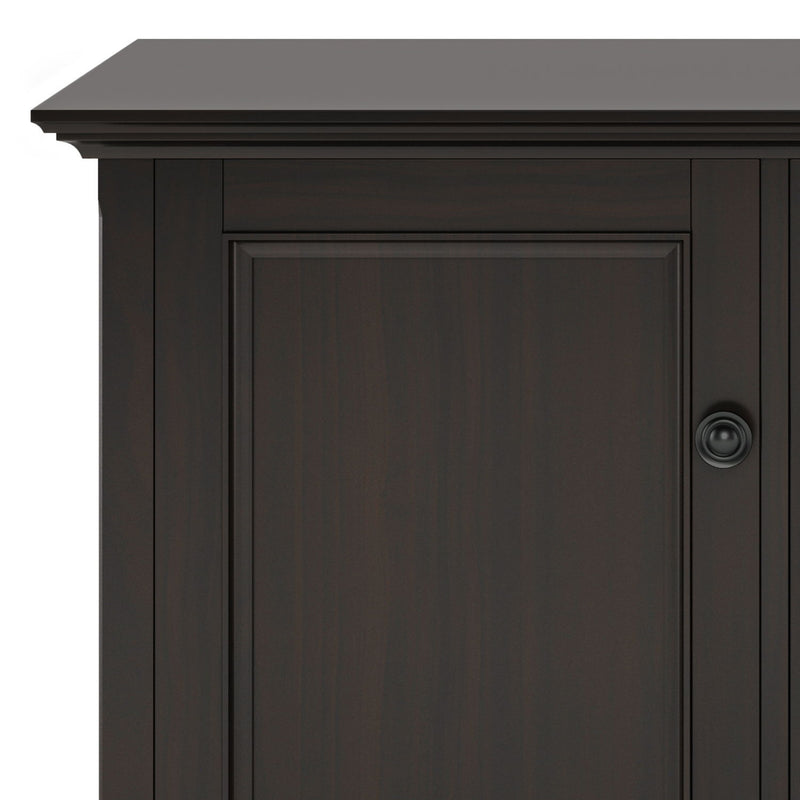 Amherst - Wide 3 Door Storage Cabinet - Hickory Brown