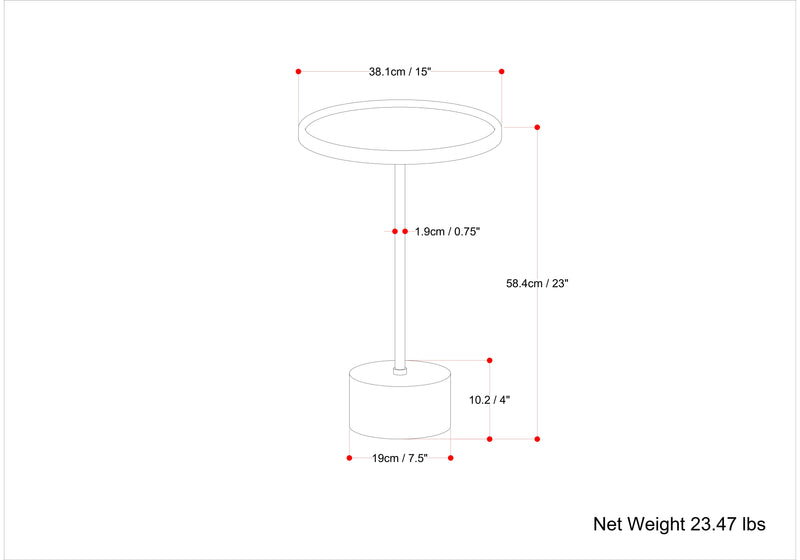 Becker - Side Table - Natural