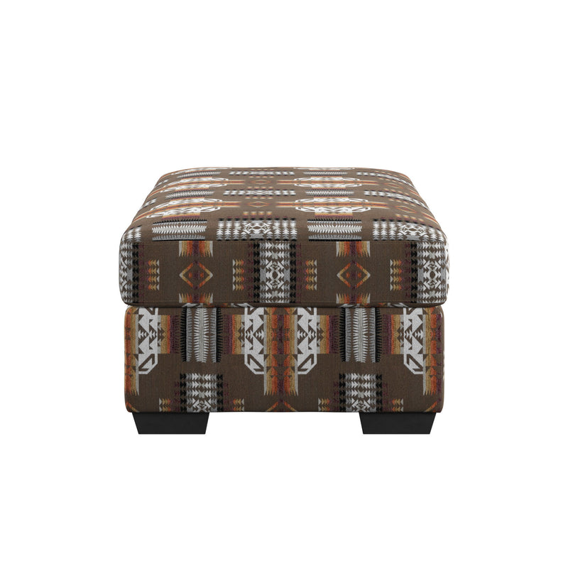 Fangio - Storage Ottoman - Brown