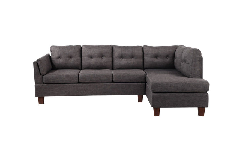 Dalia - Linen Modern Sectional Sofa With Chaise