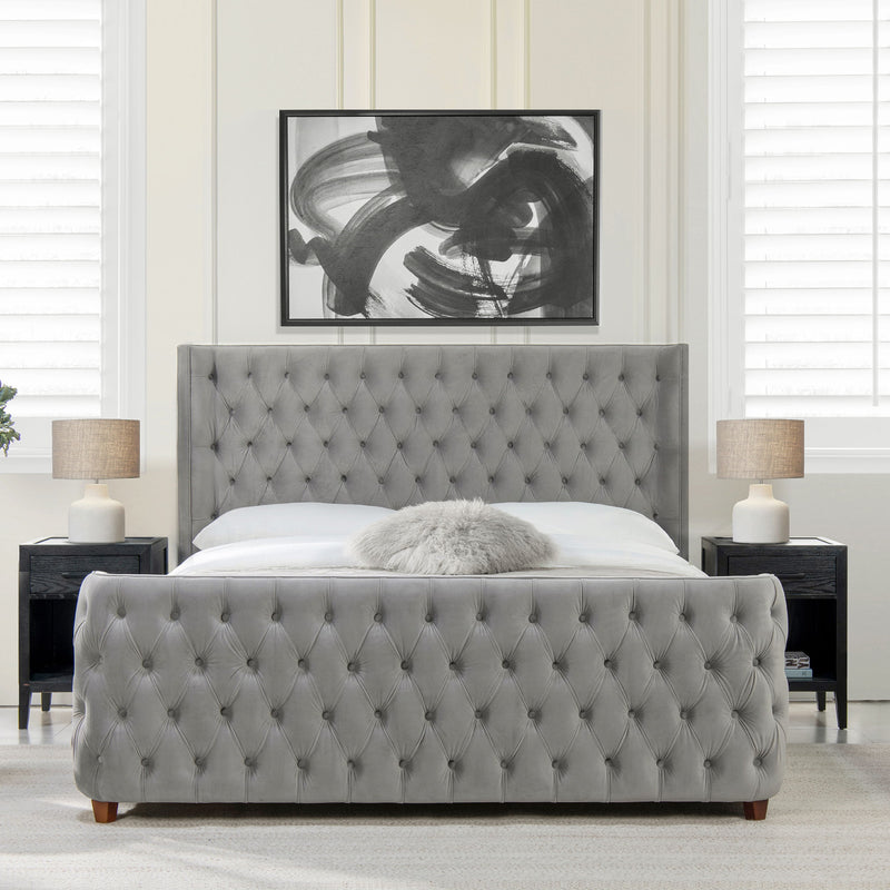 Brooklyn - Tufted Panel Bed Headboard And Footboard Set