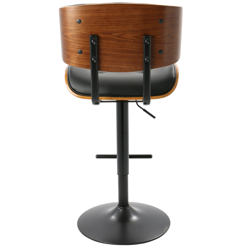 Lombardi - Mid Century Modern Adjustable Barstool