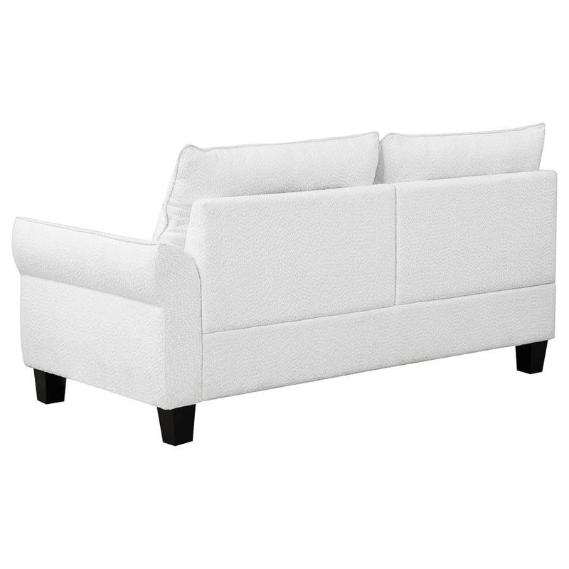 Caspian - Upholstered Curved Arm Chaise Sectional Sofa