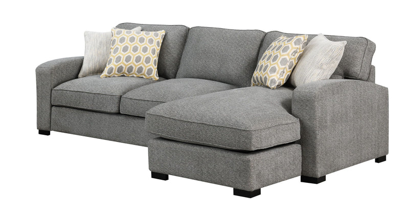 Repore - Right Side Facing Chaise Sectional - Gray