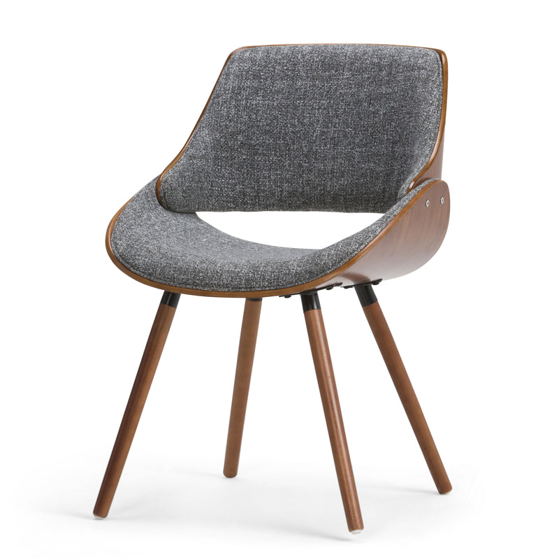 Malden - Bentwood Upholstered Dining Chair With Wood Back