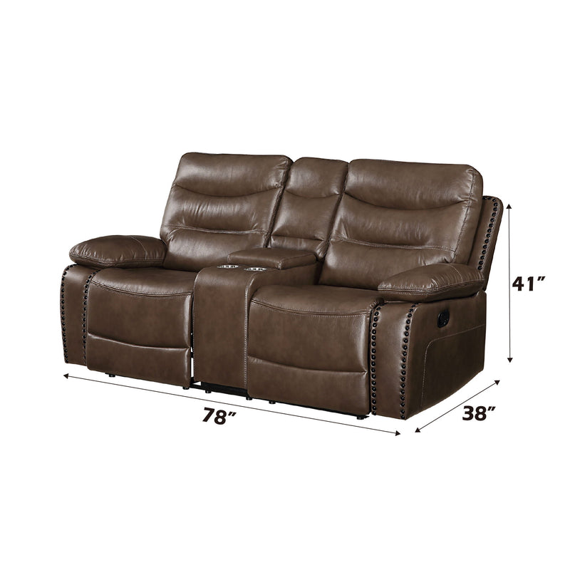 Aashi - Loveseat w/Console (Motion)