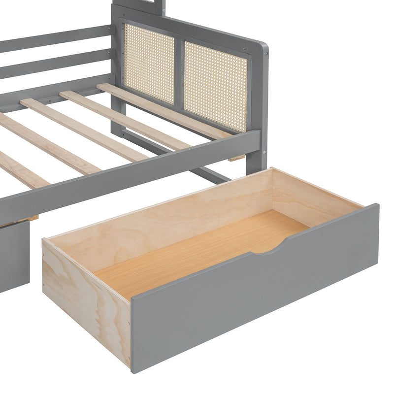 Daybed And All In One Cabinet And Shelf