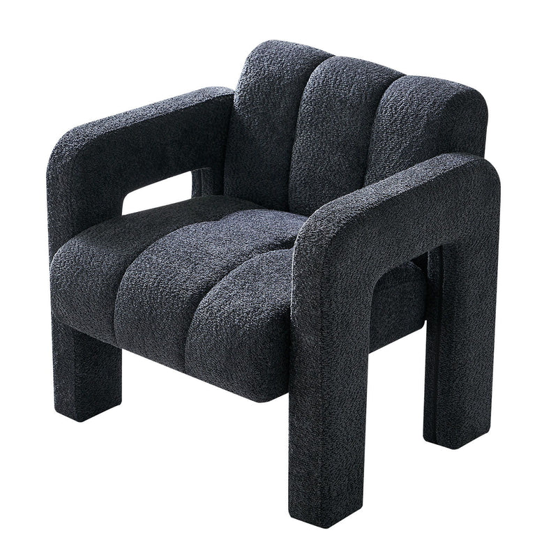 31.10" Boucle Upholstered Accent Chair