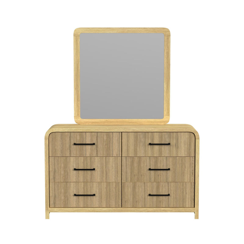 Ridgemont - Dresser And Mirror Set - Natural