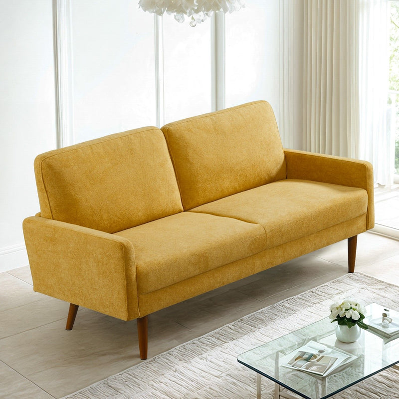 Sofa, European Style With Sleek Design, Modern & Vintage Flair, Upholstered 3 Seater Couch