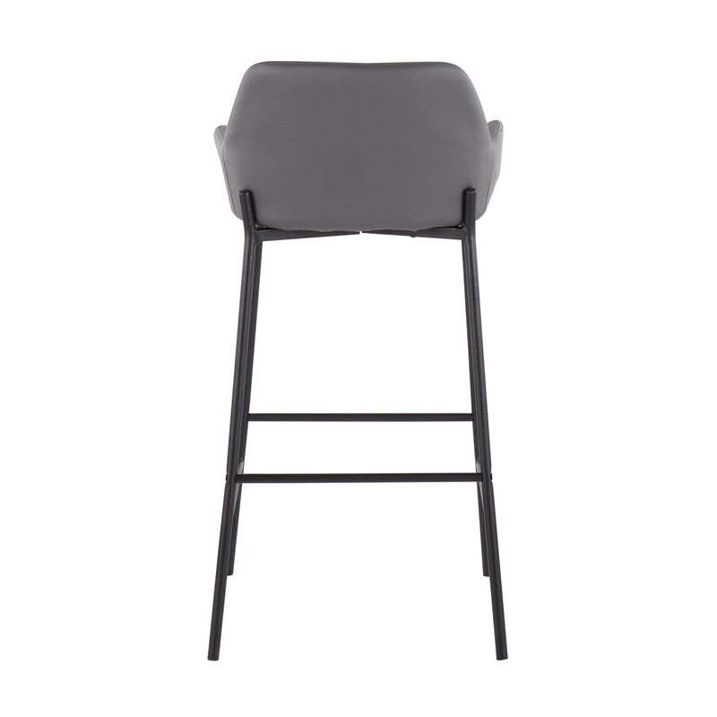 Daniella - Stylish Design Industrial Fixed Height Bar Stool (Set of 2)