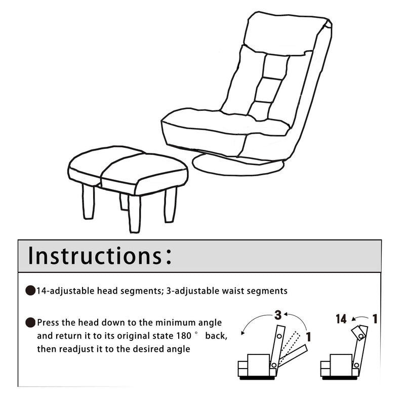 Reclining Chair - Gray