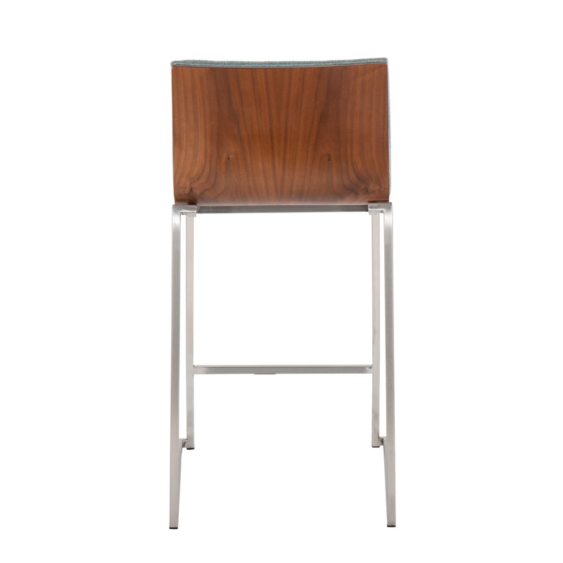 Mason Mara - Contemporary Fixed Height Counter Stool (Set of 2)