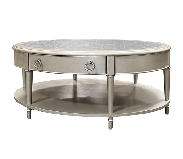 Kasa - Sintered Stone Top Coffee Table - Champagne